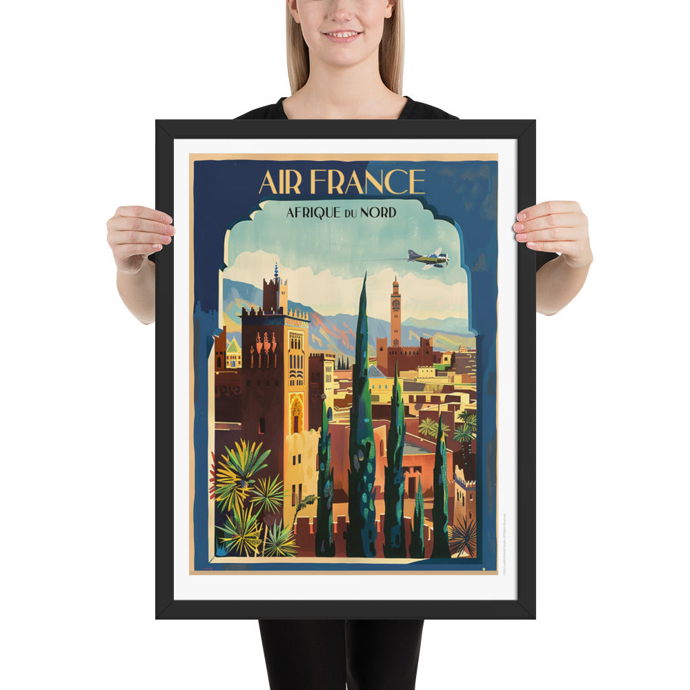 Air France Framed poster – Judith Krimski Studio