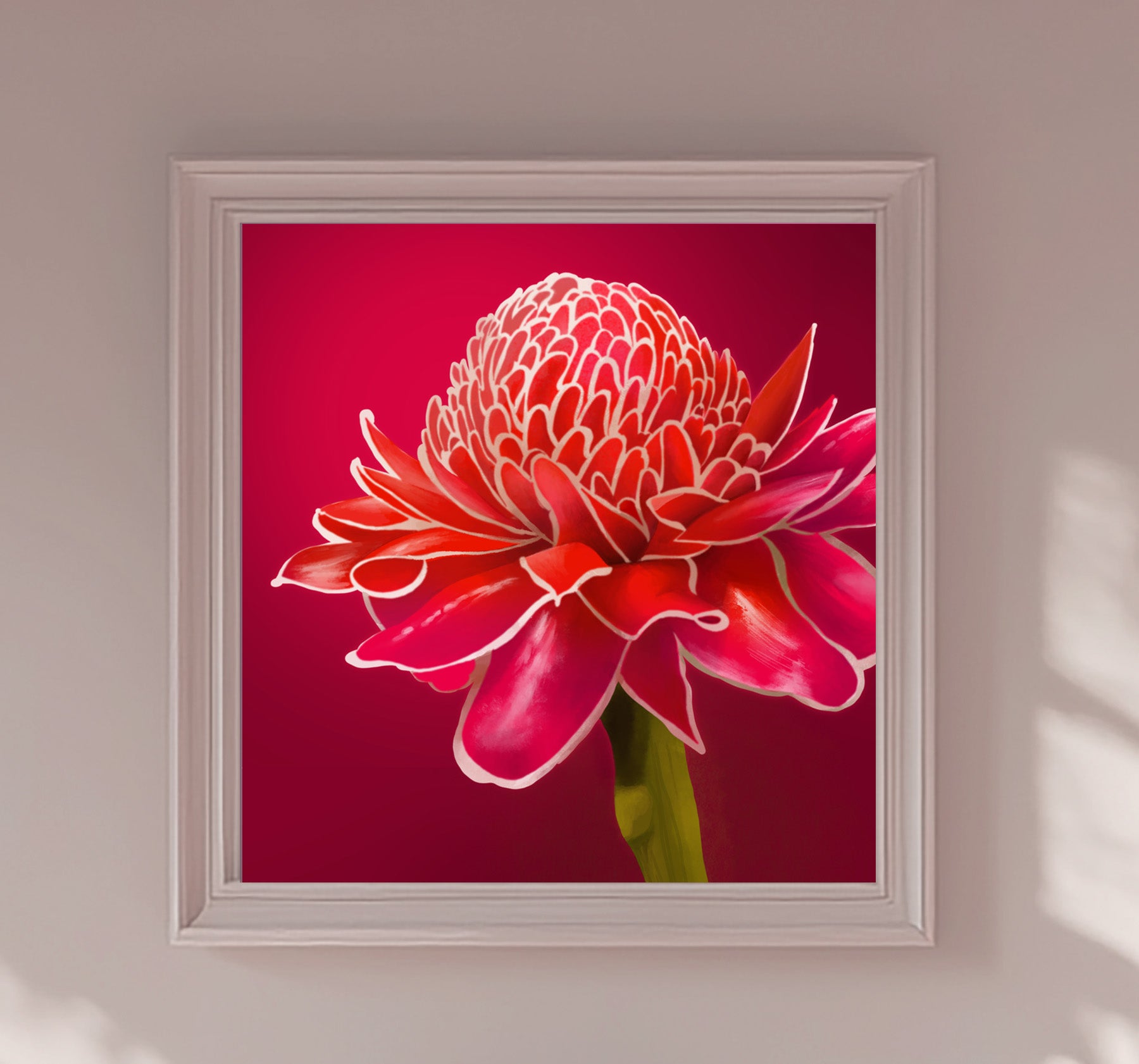 Flaming Torch flower