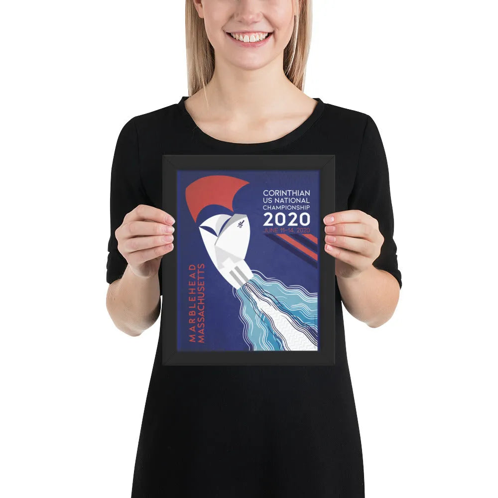 Nautical regatta poster print – J70 Corinthian US National Championship